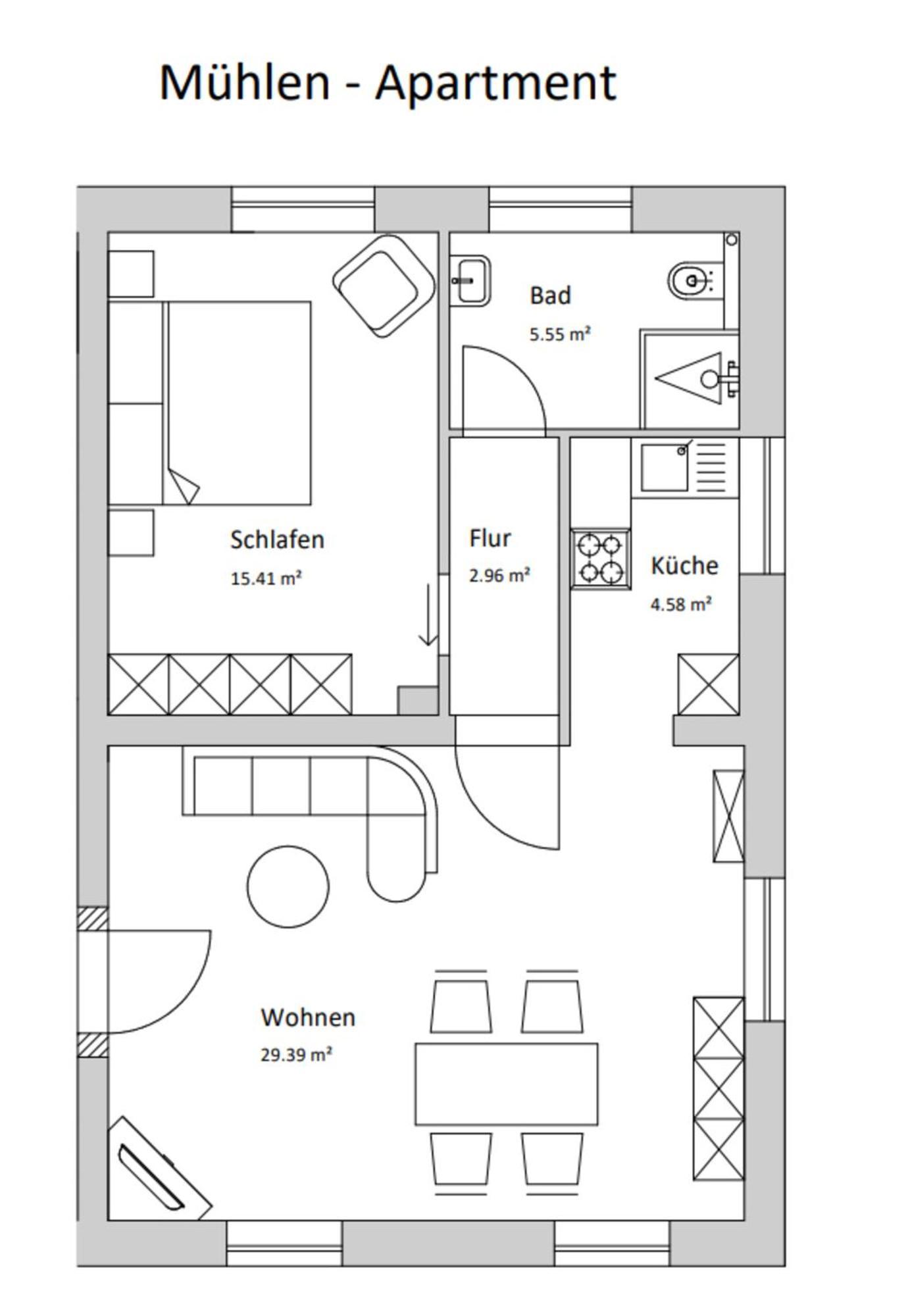 Muehlen-Apartment Im Herrenhaus Rheinblick Xanten Extérieur photo
